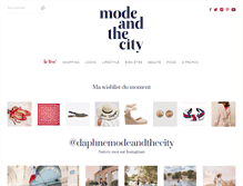 Tablet Screenshot of modeandthecity.net